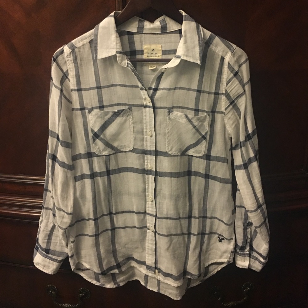 American Eagle Button-Down Shirt